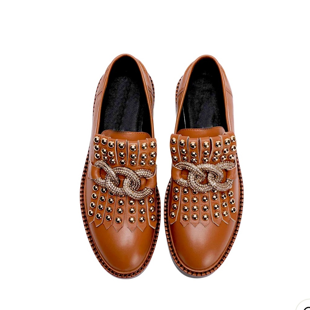 KIM CUOIO LEATHER HANDCRAFTED SHOES 38